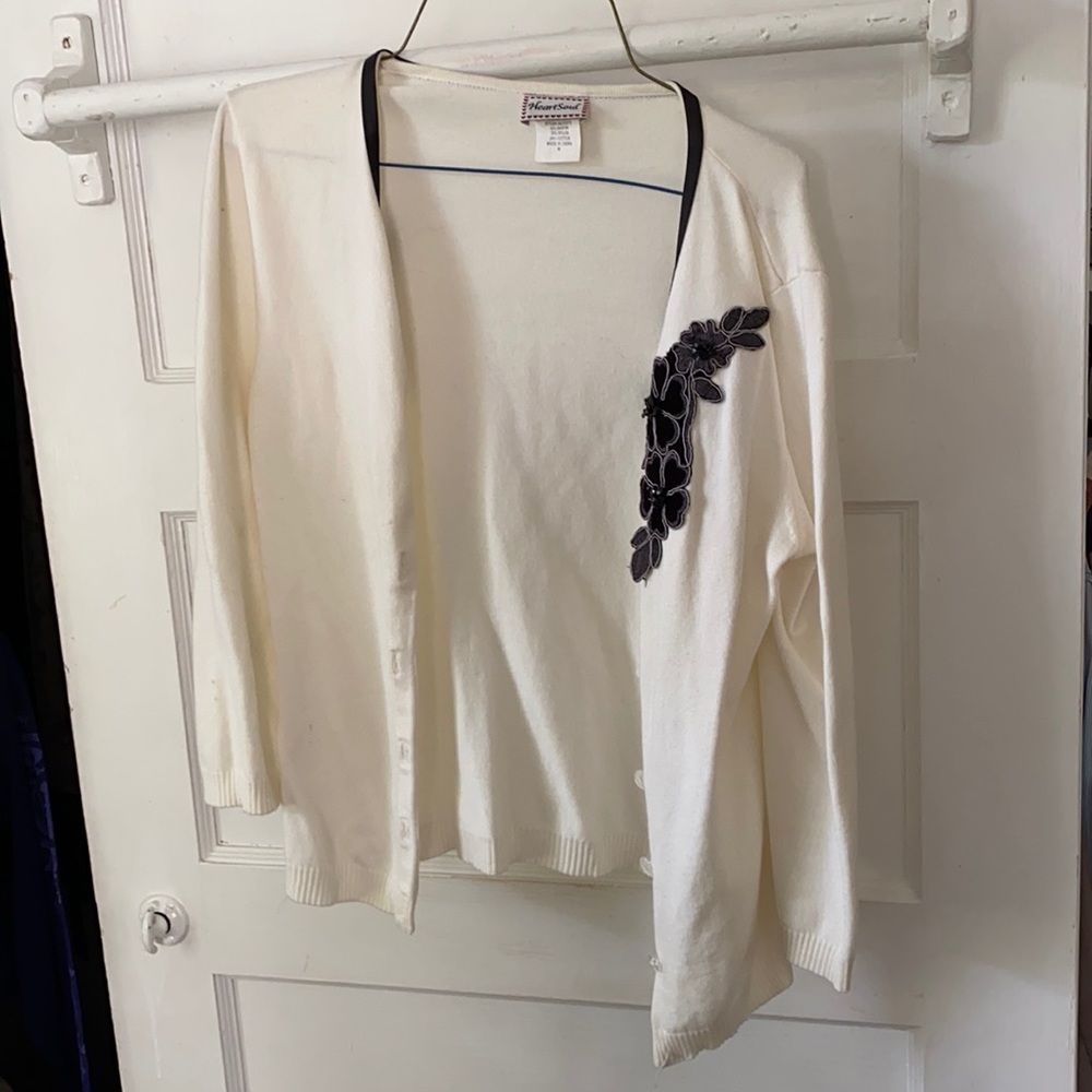 Cream cardigan